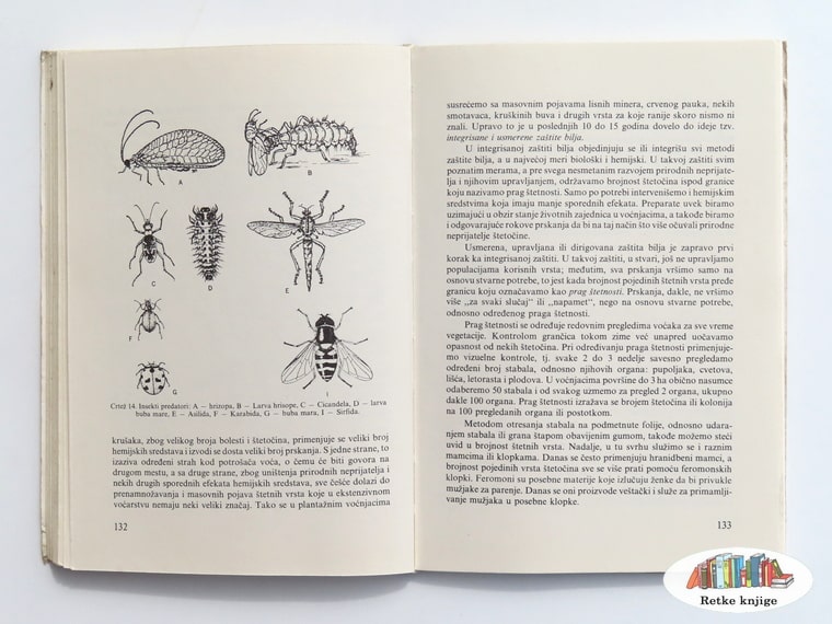 prikaz i opis inekata koji se hrane štetočinama