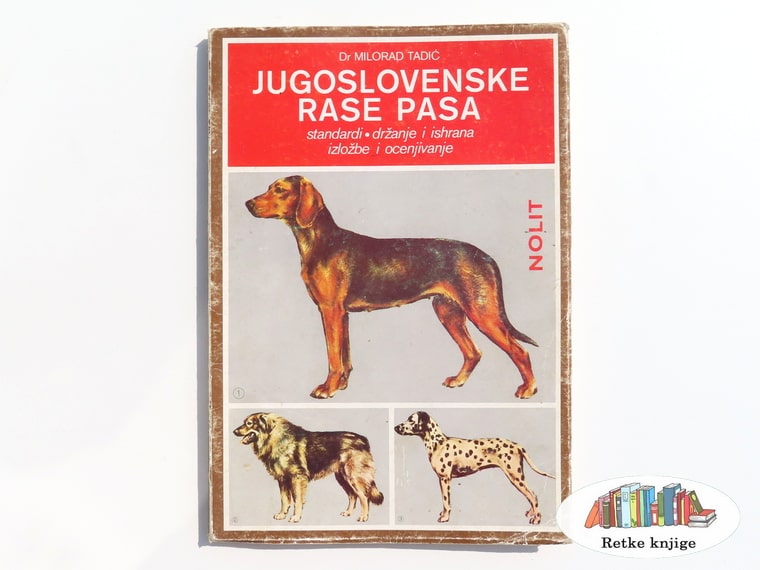 prednja korica knjige "Jugoslovenske rase pasa"