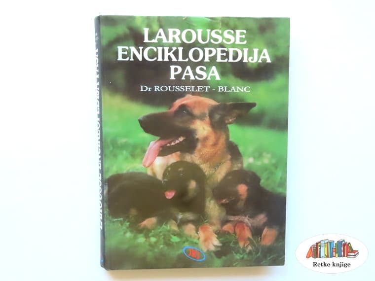 prednja korica knjige "larousse enciklopedija pasa"